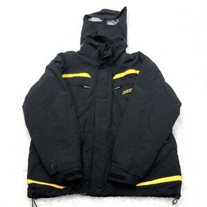 Acerbis Jacket Size Men Medium Mammoth Motorcycle Zip Up Black Yellow With Liner